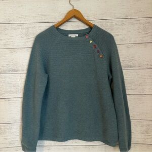 Tabitha Webb Lambswool Multi Color button Sweater.